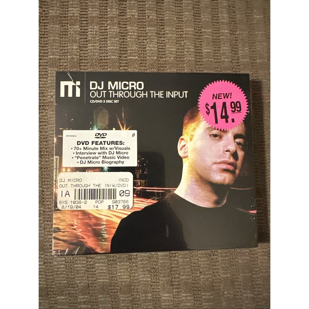 Out Through the Input [Bonus DVD] by DJ Micro CD SEALED ES1529